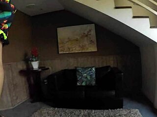 Watch these redhead amateurs spit and suck on a big cock at the party!