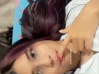 uh after that hot massage this brunette gets uh good real casero fucking