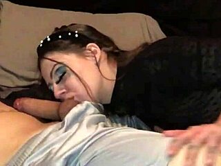 Slutty tattooed milf Moonlight Pearl facesitting sucking big dick getting butthole licked pussy rammed hard doggystyle interracial pawg