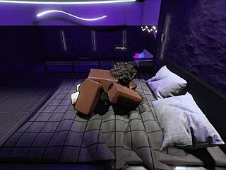 blanquita puta sumisa recibe de una buena bbc roblox condo!