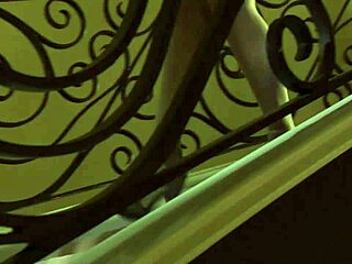 raunchy blonde seduces designer for clit rubbing and toy play session