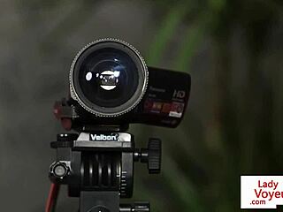 alluring european femdoms captured a guy wanking in their femdom group instruction session