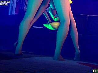 peach gets her big tits and ass pounded in wild action