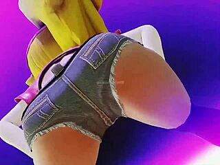 peach gets her big tits and ass pounded in wild action