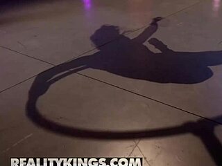 Xander Corvus and Lea Lexis showcase acrobatic gymnastics skills