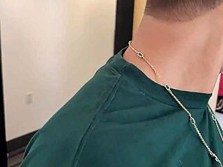 hot milf hooks up with muscular stud friend for quick deepthroat blowjob and rough doggystyle pounding until she cums hard