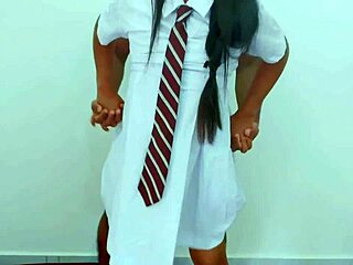 Afterschool couple fuck hard with wet pussy riding and blowjob action!