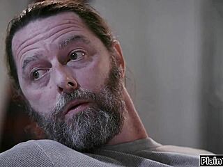 I feel so excited watching two old guys dominate and fuck that petite teen.