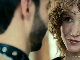 In a wild gangbang session, petite blonde Serafina Sky takes double penetration and gets banged hard.