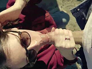 amateur girl craves stranger's cock for outdoor deepthroat adventure