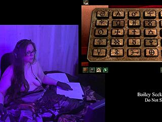 what if those hidden brunette bbw secrets with big natural tits and long hair finally get exposed in naked play through part 4?