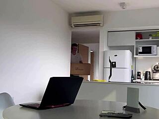 my girlfriend gave me a sex doll so i fucked them both hard in doggystyle