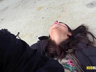 Woman Watches Me Jerking Off On Tram With Stacy Sommers