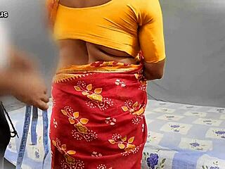 I ripped dress and fucked big boob milf with creampie finish