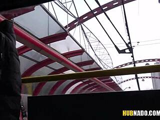 Woman Watches Me Jerking Off On Tram With Stacy Sommers