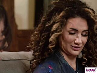 I boldly crave licking your big natural tits in passionate lesbian muff diving