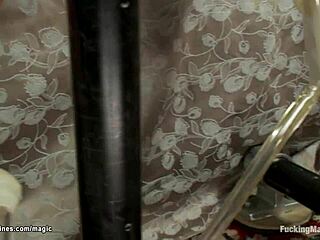 Tattooed Busty Slut Gets Anal Machine Fucked Hard!