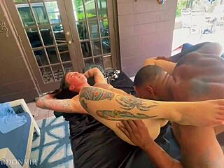 热妻调皮按摩后深吞大黑屌