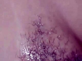 Hairy Brazilian Pussy Receives Massive Cumshot In Amateur Action