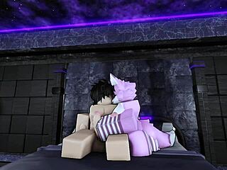 Rough Sex With Furry In Roblox Suggests Deep Anal Pounding