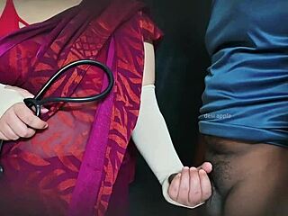 telugu doctor checking patient dick in hospital, is it hard enough?