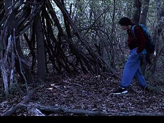 Hey, check out this girl getting lost in woods then frozen in time for facefucking by Valentina Nappi