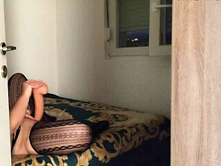 I caught her playing with a monster dildo in solo masturbation as curvy teen 18+ moans with tight wet pussy and huge toys until orgasm.