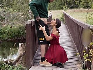 A young woman from the countryside trusted a guy who offered to show her life in the big city