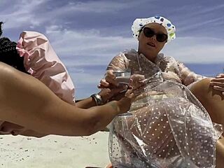 dominatrix mistress april delivers fresh warm pee in ebony femdom session with electro toys!