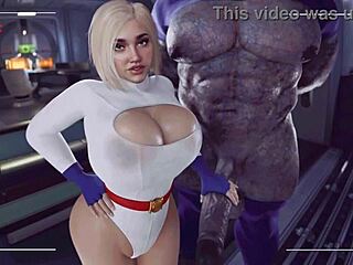Darkseid Breeds Power Girl With Monster Cock Handjob And Creampie