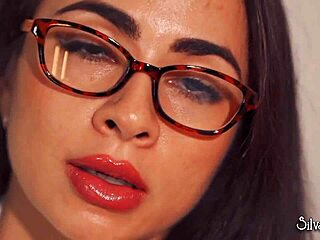 Sexy muscular teacher with big tits and huge clit punishes student with intense fucking and spanking.