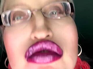 Sissy passionately kisses my lips while wearing panties