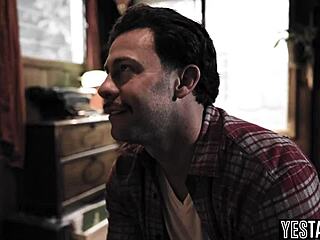 Big ass petite 18+ teen 18+ enjoys threesome with mature big cock neighbors in doggystyle.