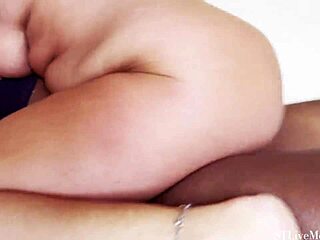 Oh man, that blonde milf farm girl is takin' that big black dick for the first time... squirting everywhere!