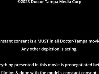 Curly tanned nurse forces intense vibrator climax on patient in hospital