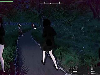 Exposed! Tall Girl Dares Night Park Flash In Secret Hentai Anime Thrill