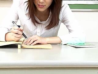 Asian Cougar Teacher Seduces Young Guy For Rough Classroom Fuck In Uncensored Jav