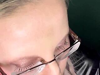 Sissy passionately kisses my lips while wearing panties