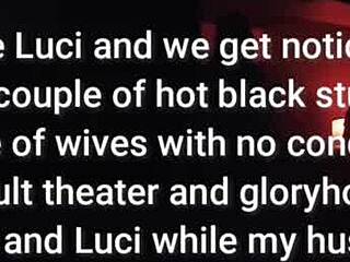 Helena Price and Luci Enjoy BBC at Adult Theater with Voyeurs Watching