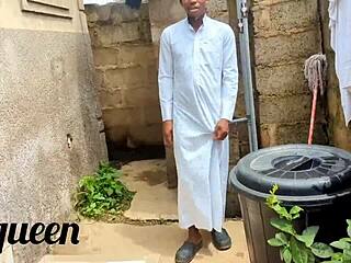 nadia the muslim girl in hijab takes a huge cock on friday afternoon