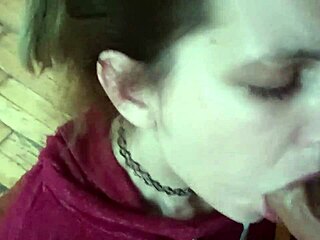 i captured a homemade video of giving my cheating milf wife a deepthroat blowjob ending in messy facial cumshot