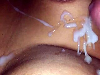 she starts with sensual ball licking, building up to explosive cumshot on her tits