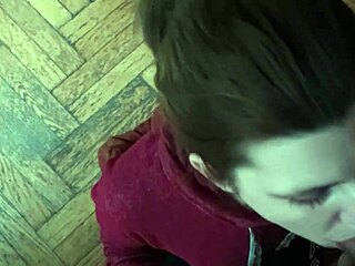 i captured a homemade video of giving my cheating milf wife a deepthroat blowjob ending in messy facial cumshot