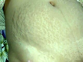 I felt so thrilled helping my Indian lover cum fast in my panties while we waited outside