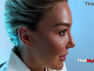 Milf's dress flashes wet pussy during intense cheating interrogation scene