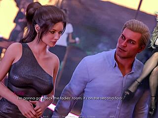 kate 38 shows her skirt while dancing at the club with friends