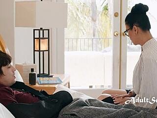 Why was the caring teacher annoyed yet passionate with her shy student Dana Vespoli and Ricky Spanish?