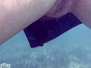 Oh yeah, feel that underwater creampie filling my pussy after swimming!