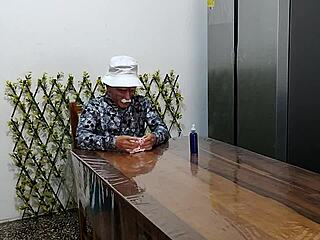 old man fucks kinky latina student's huge natural tits ass