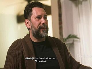 imagine me joining in secretly while your clients remain clueless about their curvy babysitter getting rough fucked on the family couch darkasfuck